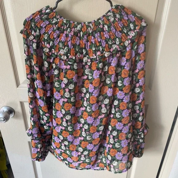 Ming Floral Blouse XXL - Picture 7 of 7